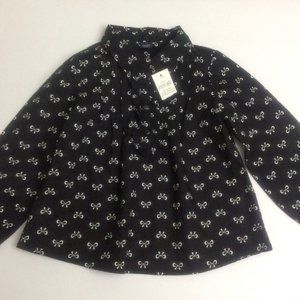 BABY GAP Toddler Size 3T Cutaway Style Collar Top